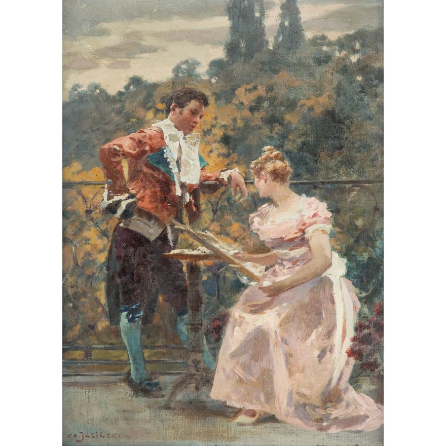 Zdzisław Jasiński | Flirt, ok. 1920 r.