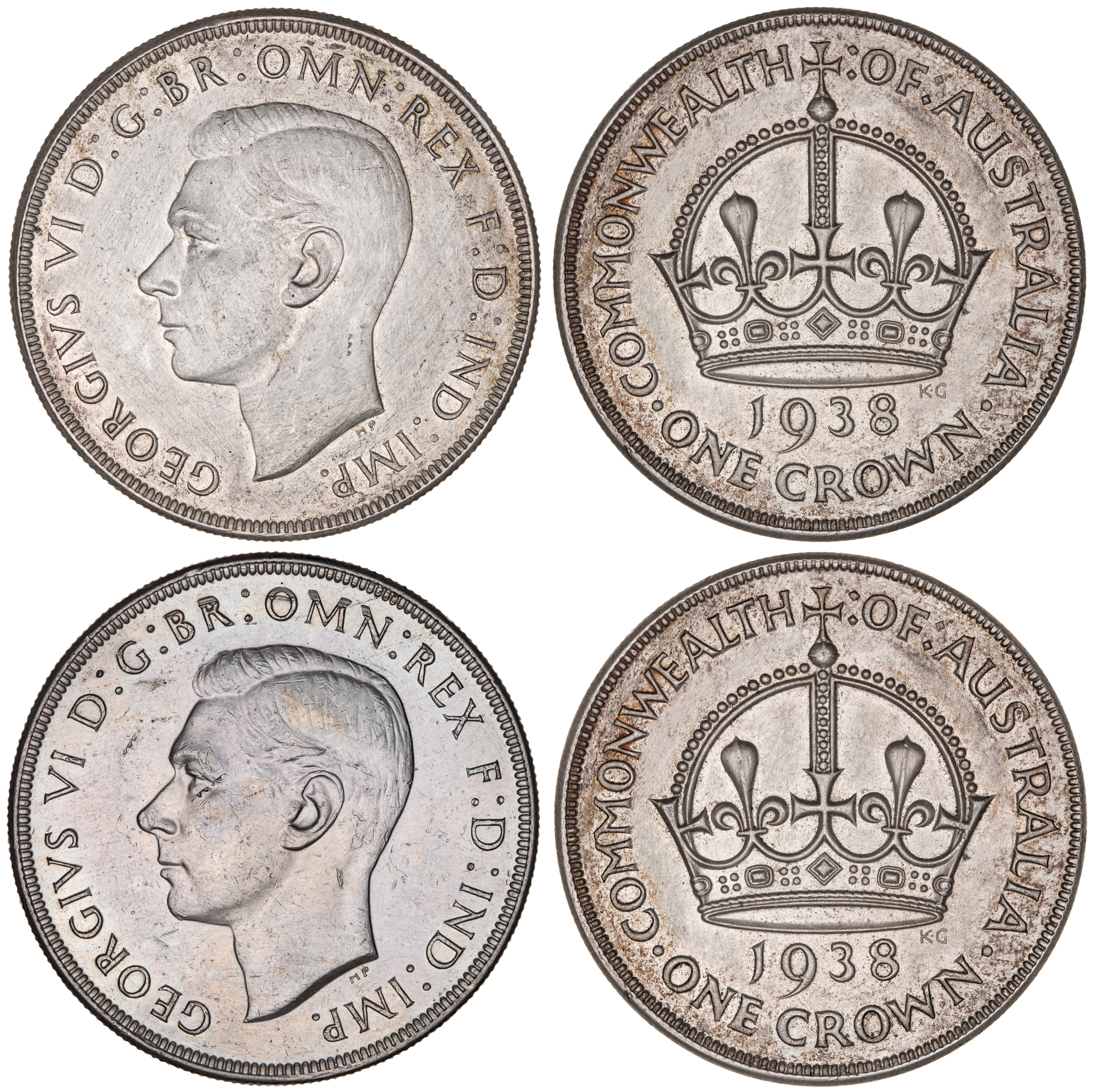 George VI, Crown, 1938, Fine
