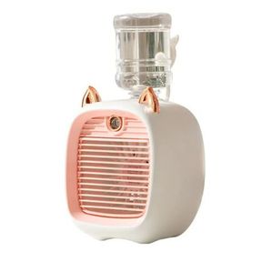USB Air Cooler Fan Humidifier - Pink-Bar 9902194484646- 51745/28276 SN B2 (S1)
