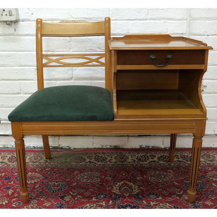 YEWWOOD TELEPHONE TABLE
