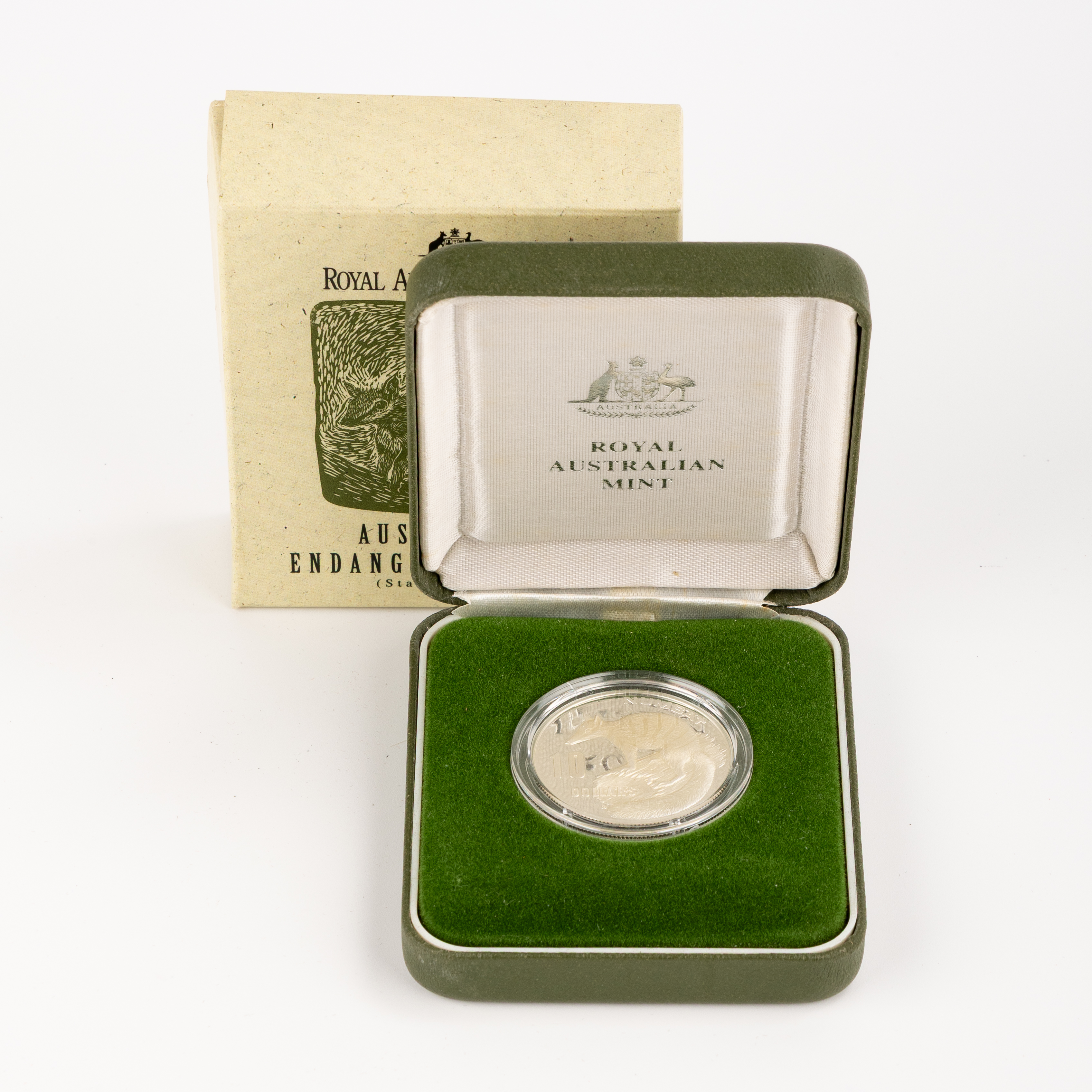 155 · Endangered Species Silver Proof Coin - Numbat, Ten Dollars, 1995, PCGS