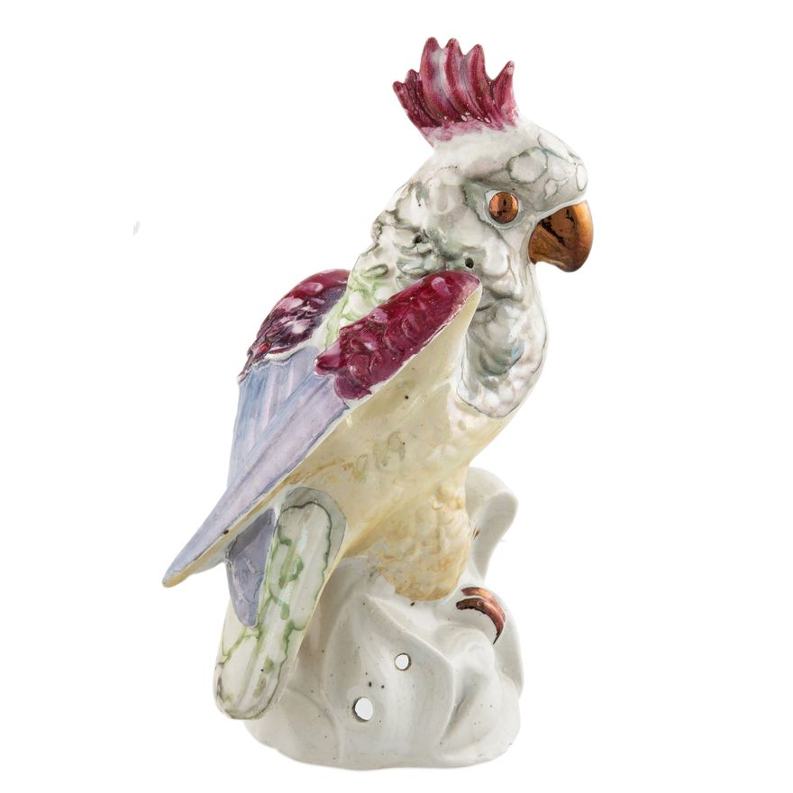 Figurka papugi, Zygmunt Buksowicz, Steatyt, Katowice, poł. XX w.