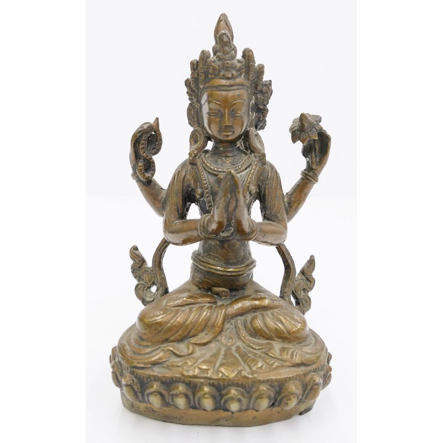 Tibetan 19th Cent. Bronze Seated Tara