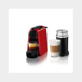 Nespresso - Essenza Mini D30 Espresso and Lungo Coffee Machine and Aeroccino - Red-50591/1163 B2 (s1)