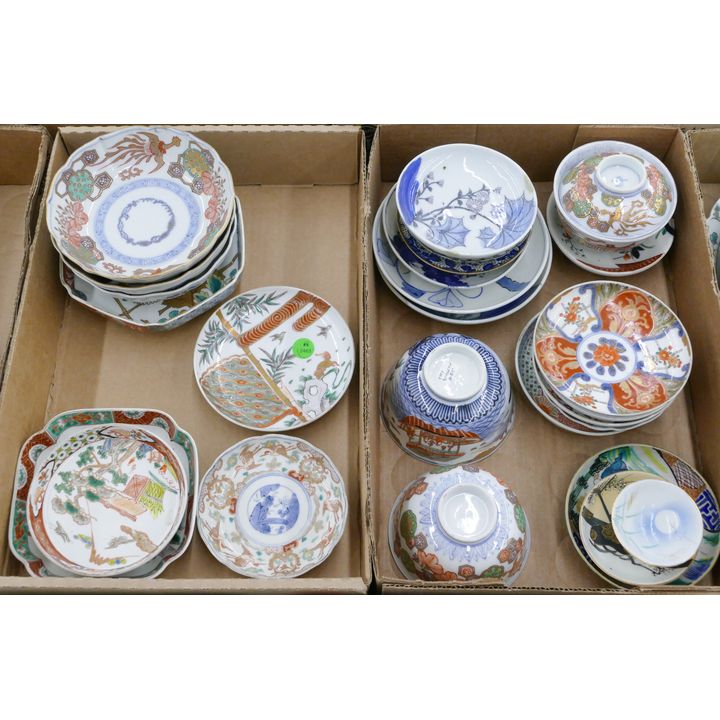 2pc Boxes Japanese Imari Small Dishes