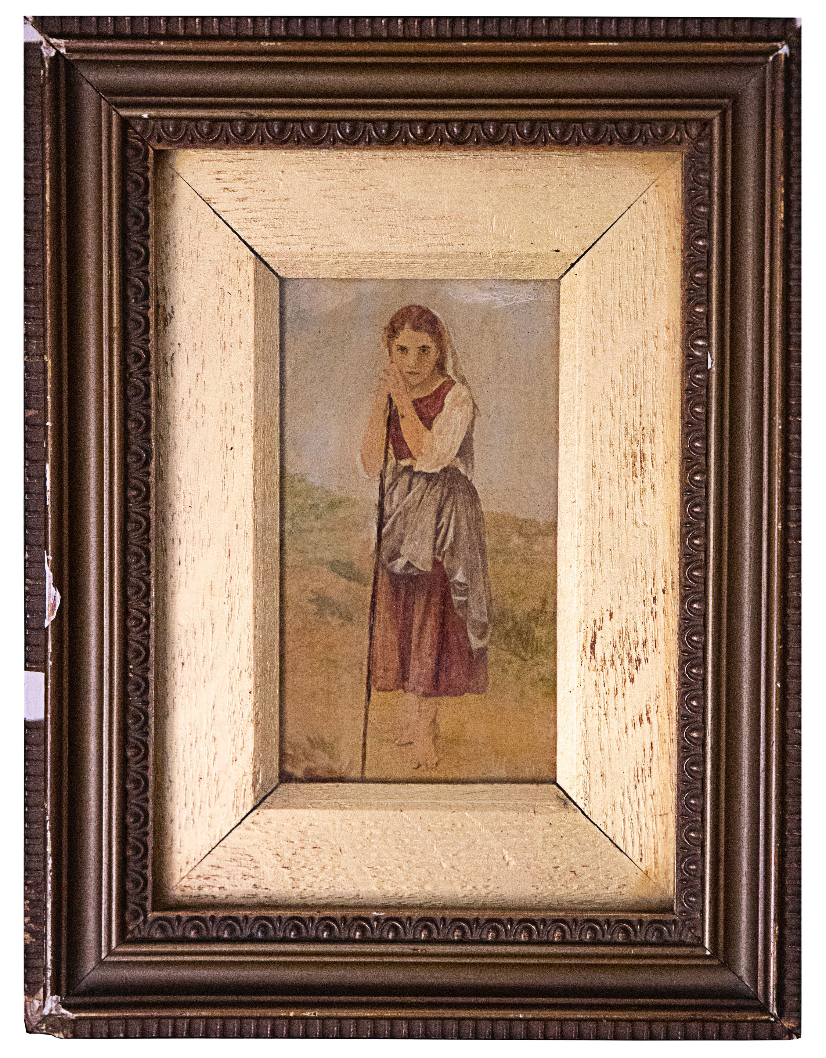 France, 'Shepherdess (after Bouguereau)', c.1900,