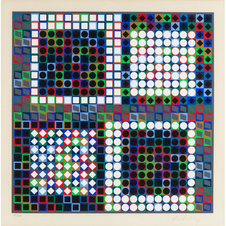 Victor Vasarely | Bez tytułu