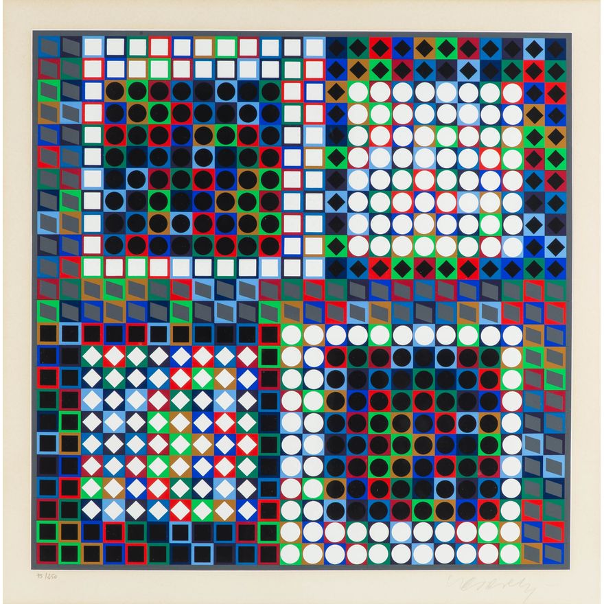 Victor Vasarely | Bez tytułu