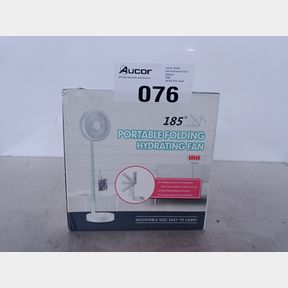 RECHARGEABLE PORTABLE USB FOLDING ADJUSTABLE HEIGHT FAN - (FAULTY)