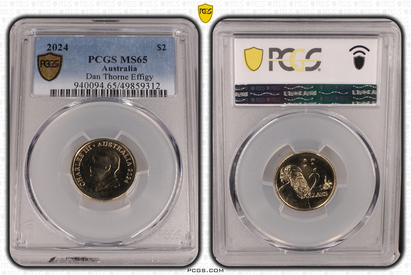 Dan Thorne Effigy , Two Dollar, 2024, PCGS MS65