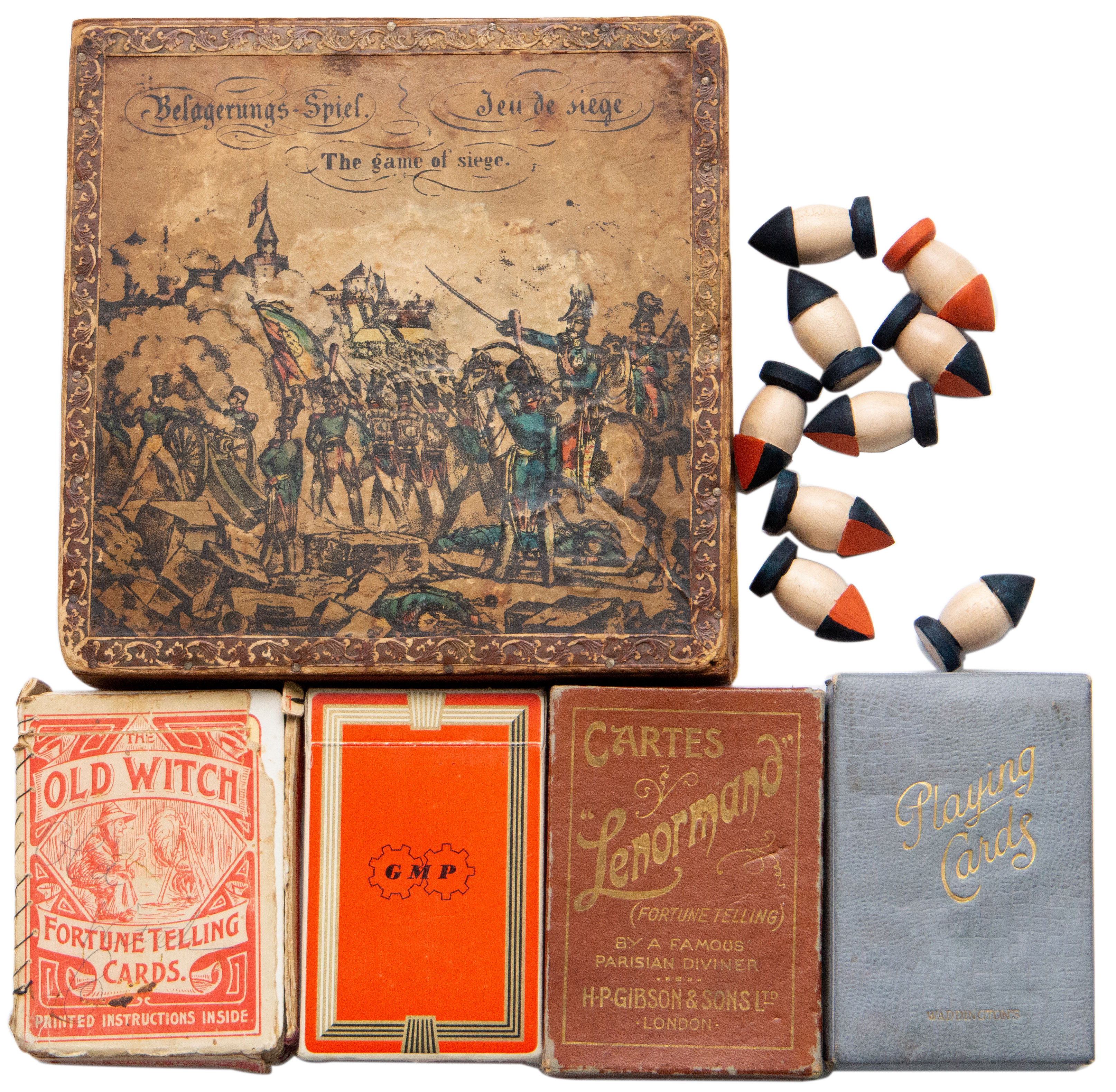 France, Antique Games, Jeu de Siege, 1880 - 1900, Fair
