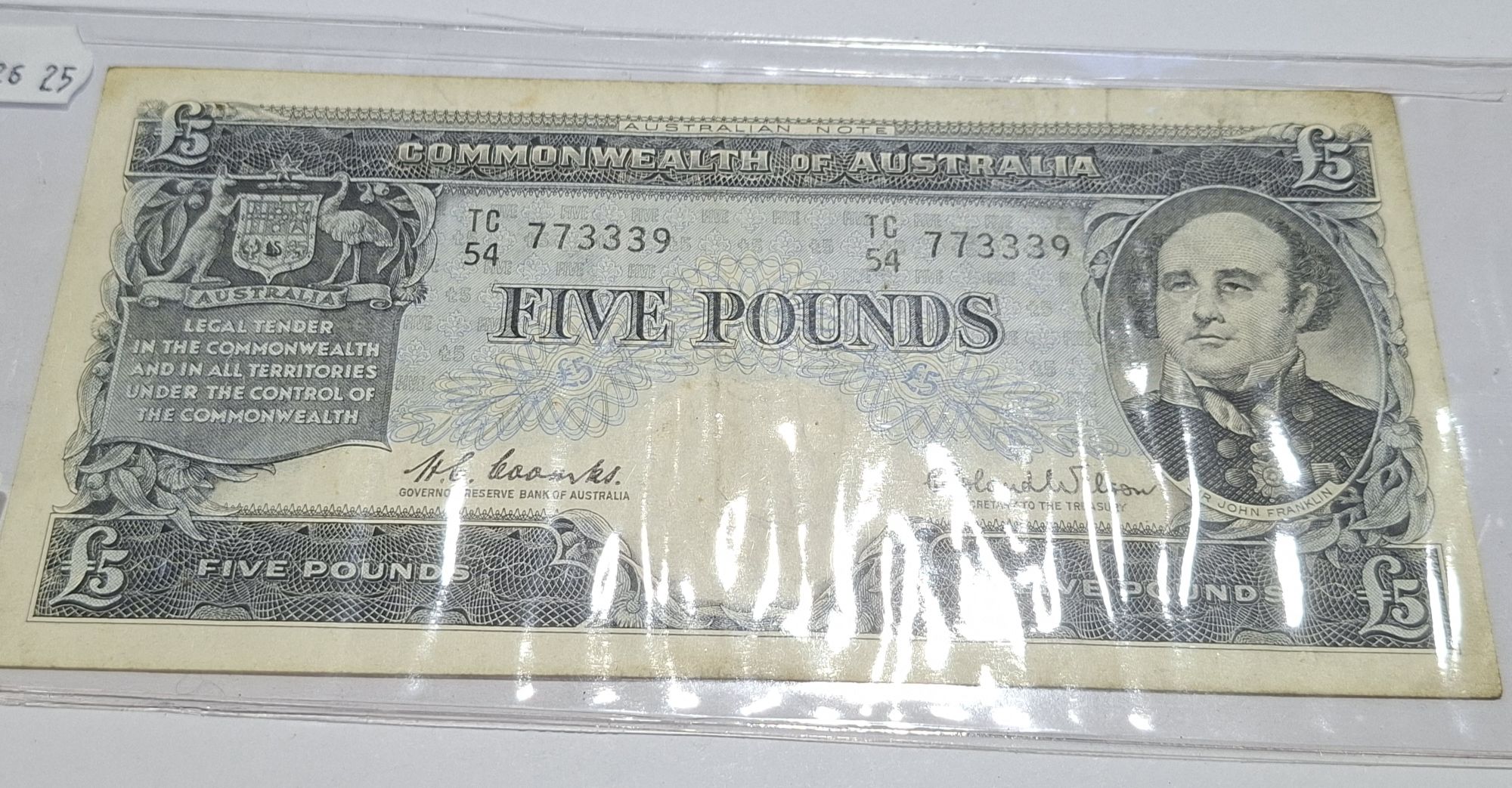 Australian Five Pound Note