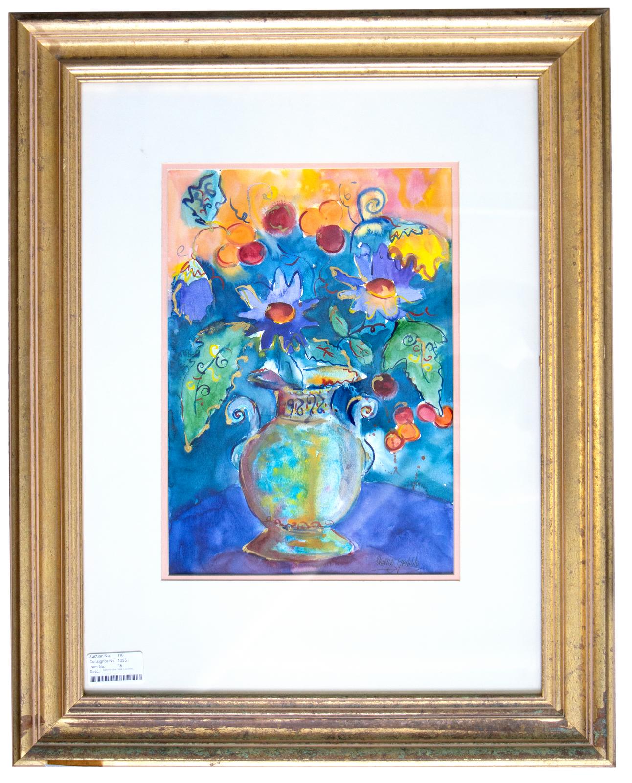 132 · Elaine Gribble (1952-), Untitled (Flowers),