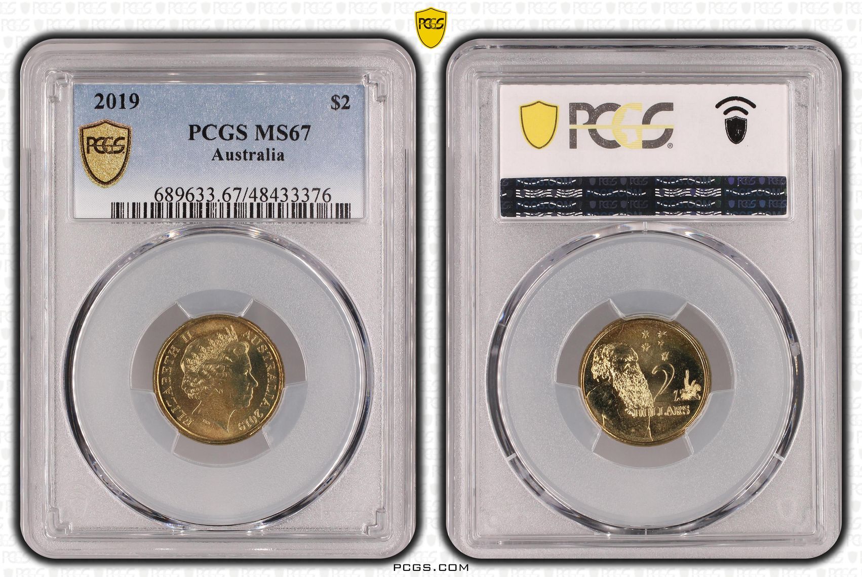 Elizabeth II, Two Dollar, 2019, PCGS MS67