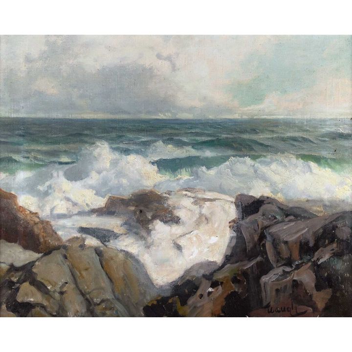 Frederick Judd Waugh (1861-1940), Incoming Tide