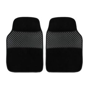 MOTOQUIP 4 PIECE UNIVERSAL CARPET MAT SET BLACK |