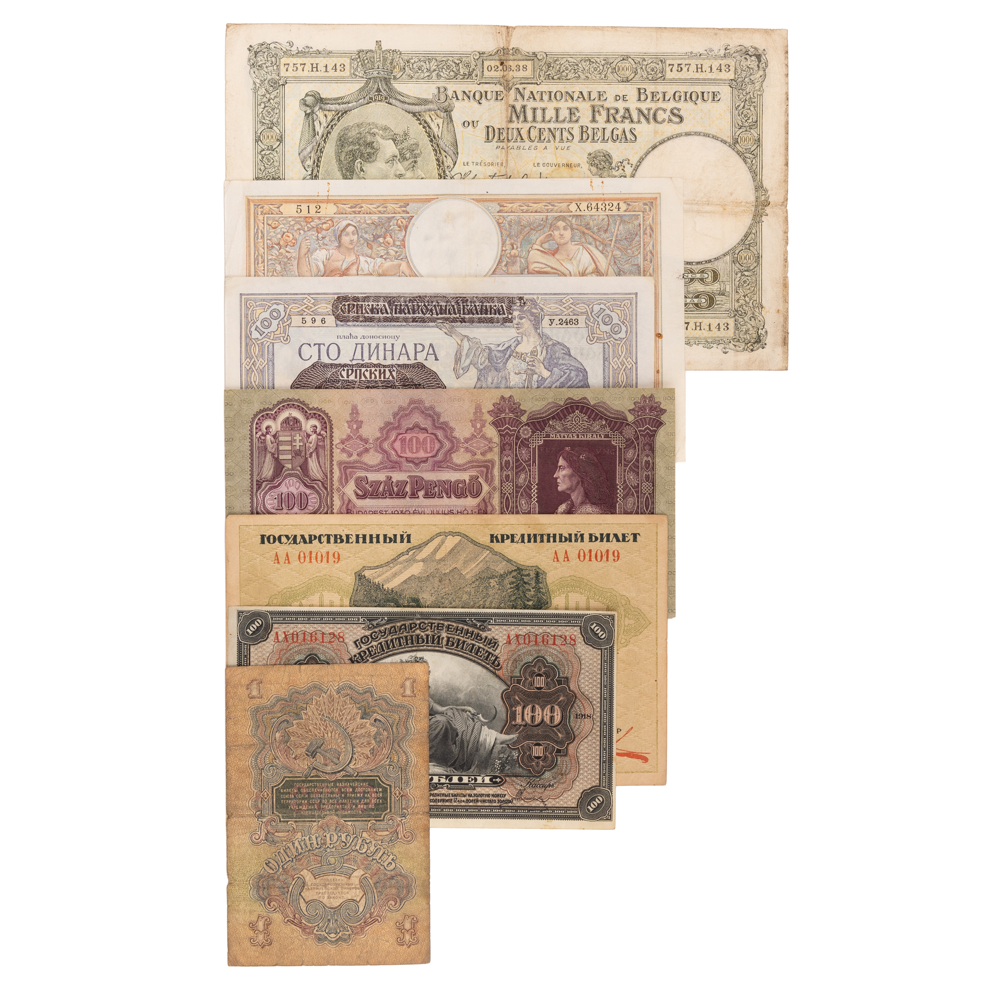 Europe, Accumulation, 1900s, VG - EF