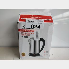 CORDLESS SILVER STAINLESS STEEL ELECTRIC KETTLE-2 LITER