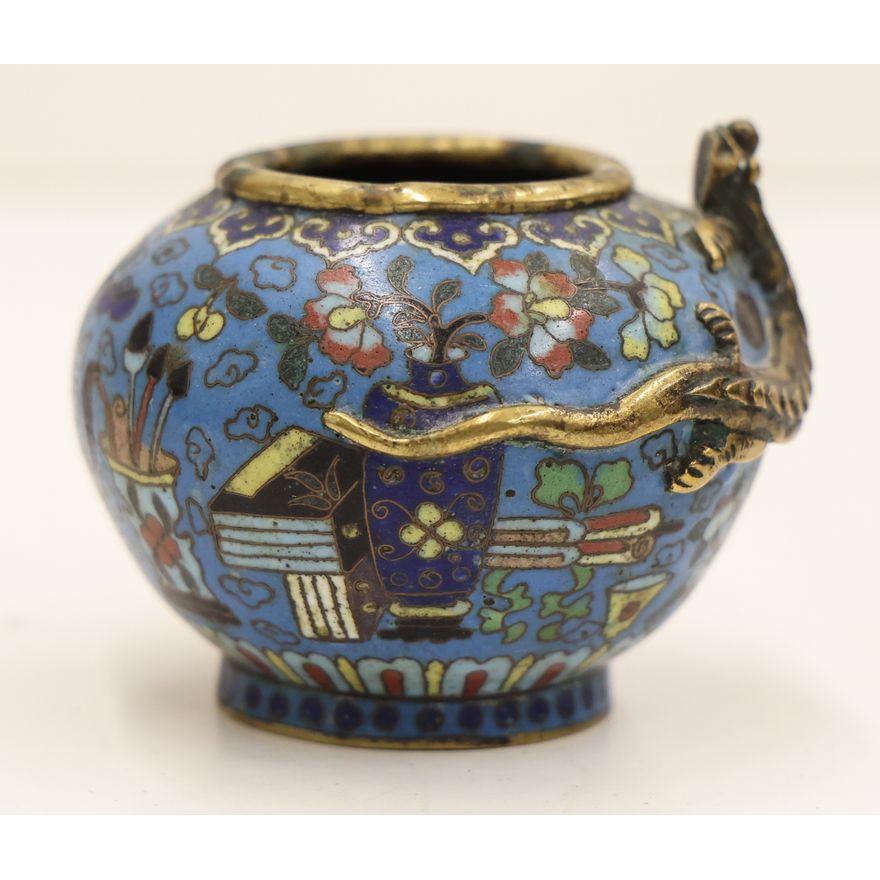 Chinese Cloisonne Ink Pot