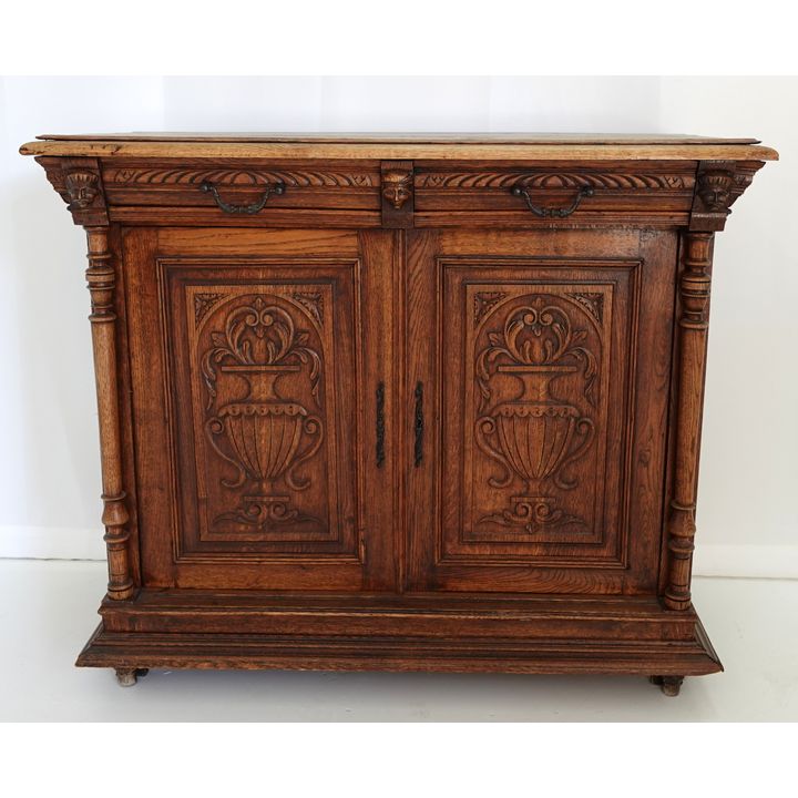 BELGIAN OAK SIDE CABINET