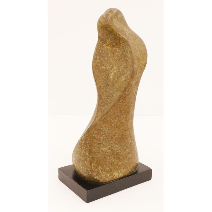 Norma Goldberg ''Biomorphic Figure'' 1973 Bronze Sculpture