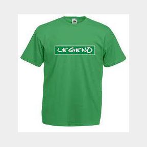 Qtees Africa Legend Green Mens T-Shirt (Size M) --51464/4996-CE 1