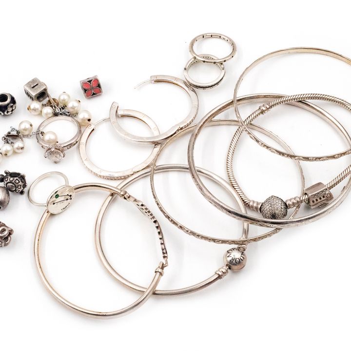 Mix Lot of Silver Jewellery