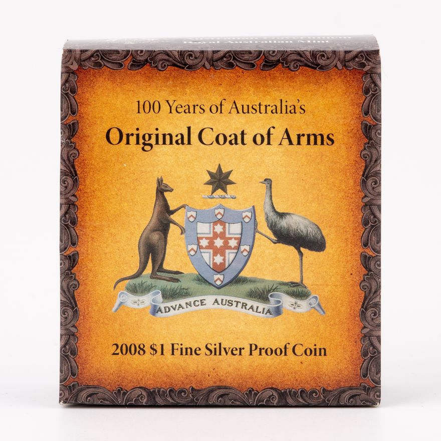 Elizabeth II, RAM - 100 Years of Australia's Coat of Arms, One Dollar, 2008,  FDC