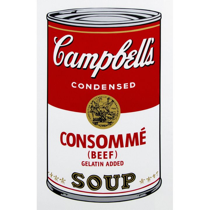 Andy Warhol 'Campbell’s Soup Can - Consomme'