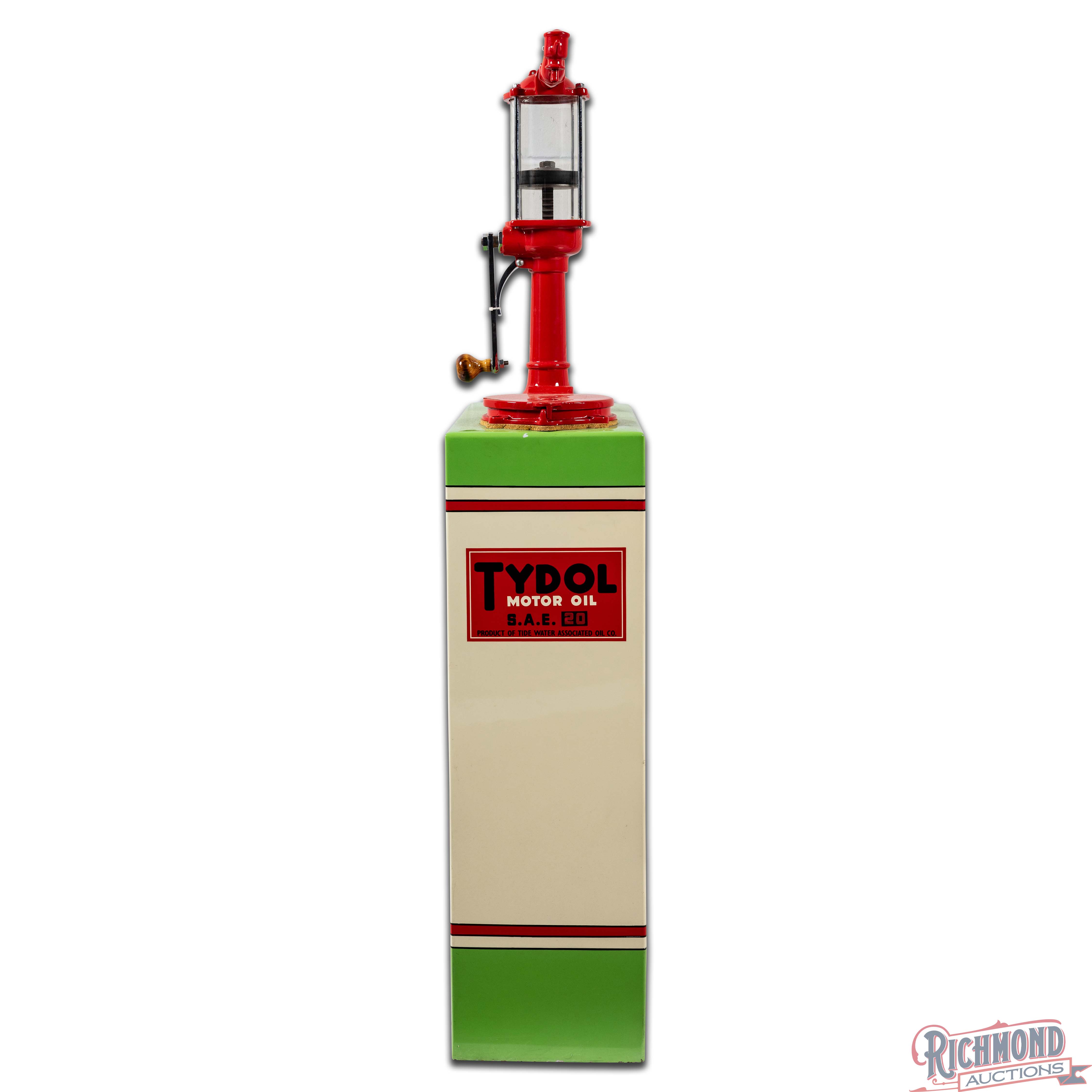 Tydol Oil Rack Outstanding Tydol Flying A Motor Oil Service Station Lubester Restored ...