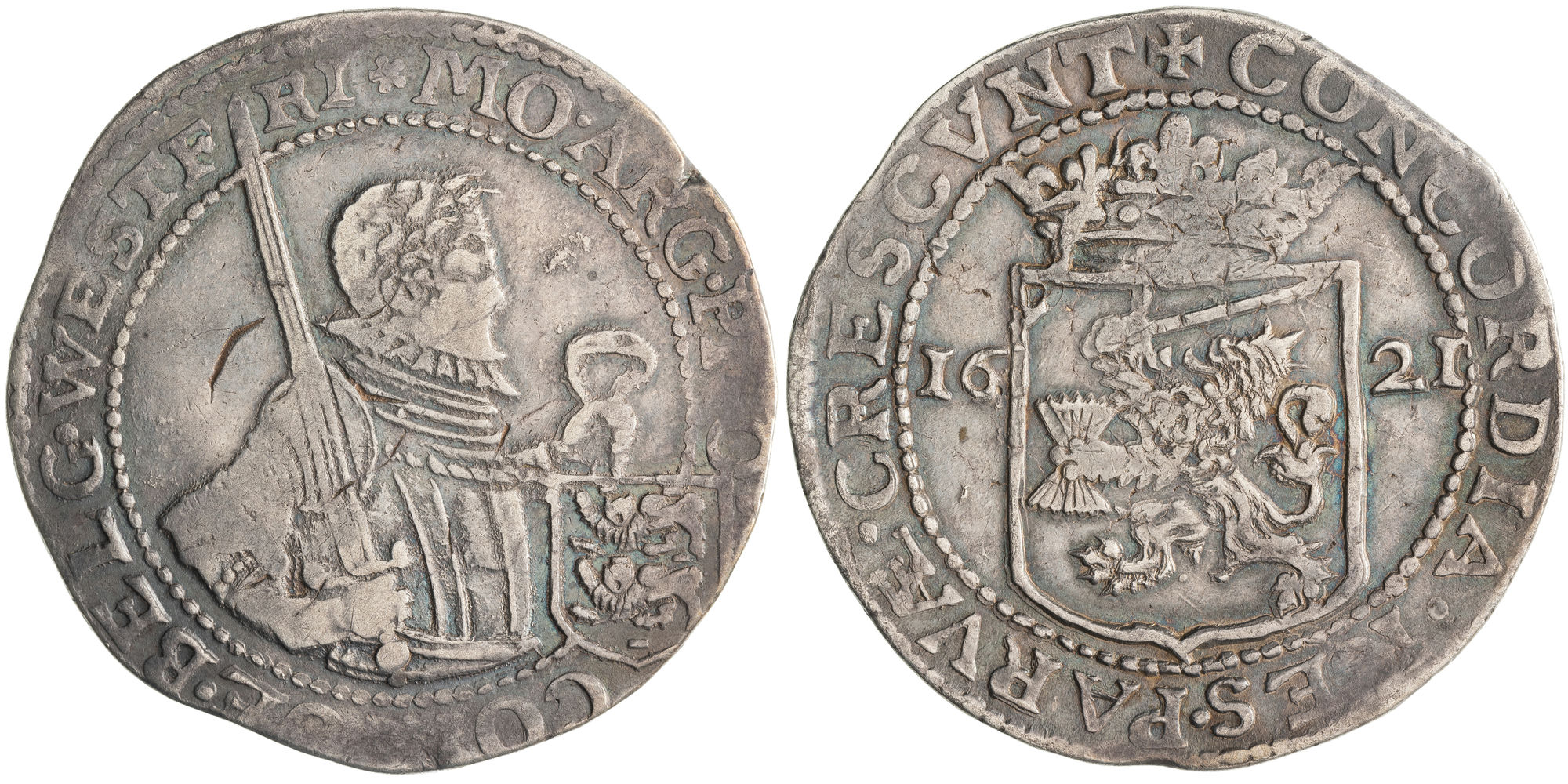 Netherlands, Dutch Republic - West Friesland, Ducat, 1621, aFine