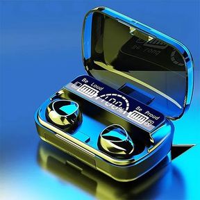 M10 Wireless Earphone with Power Bank Charging Case | ONLY ONE SIDE WORKING