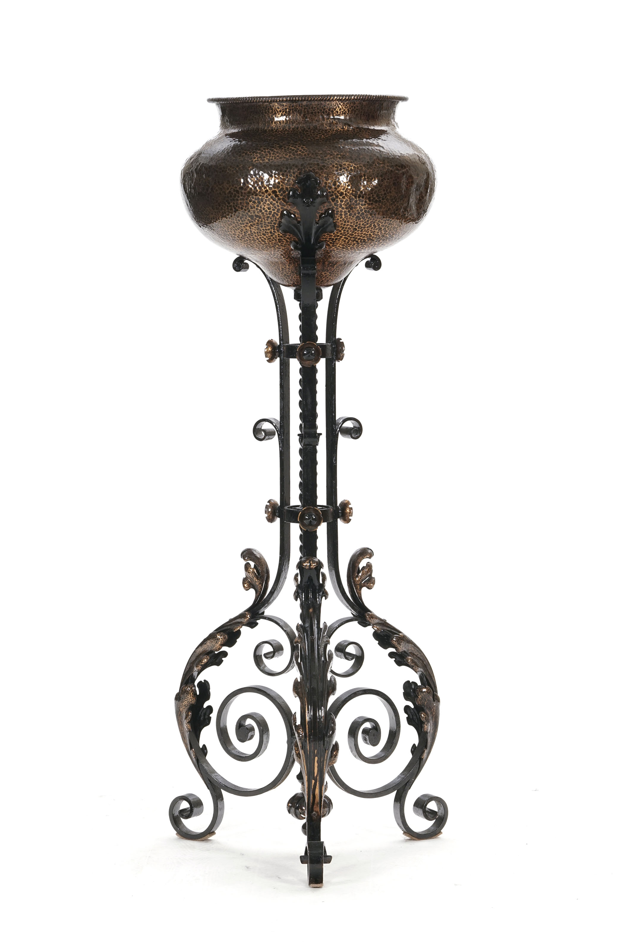 Premier Copper Products Lavabo vasque carré en cuivre martelé à jupe 15