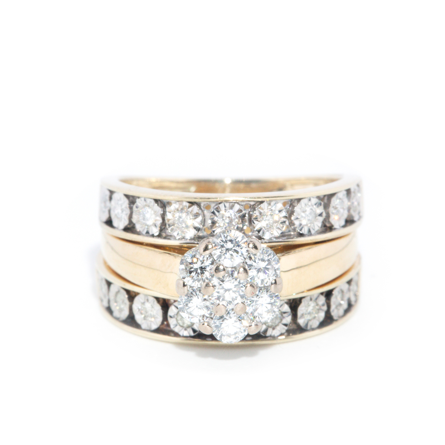 217 · 0.70ct Diamond 9ct Gold Ring