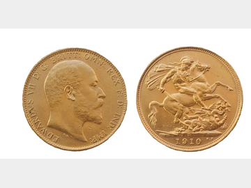 1910 King Edward VII Sydney Mint Gold Sovereign
