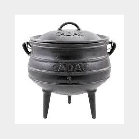 Cadac No.2 Cast Iron Potjie Pot - Bar 6001773960212- 51748/20797 AS B3 (S3)