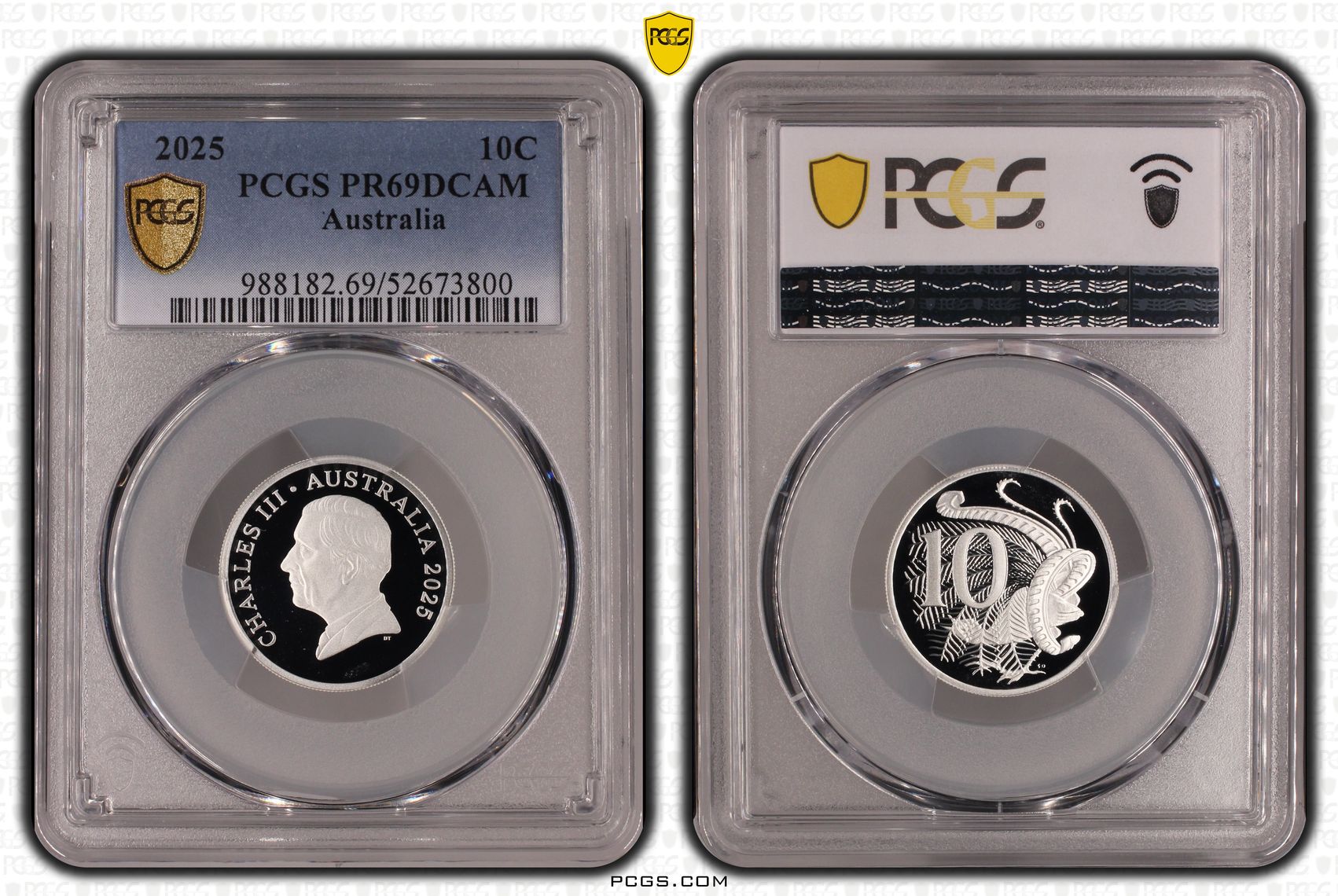 Ten Cent, 2025, Pcgs Pr69dcam