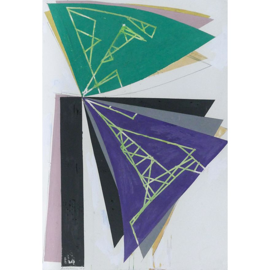 Bruce Robbins ''Slide XXXIV'' 1985 Mixed Media