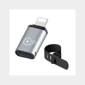 USB Adapter/Convertor - USB C to 8 Pin iPhone connector with Cable Strap - Apple Samsung Huawei - 51745/4151 SN B1 (S3)