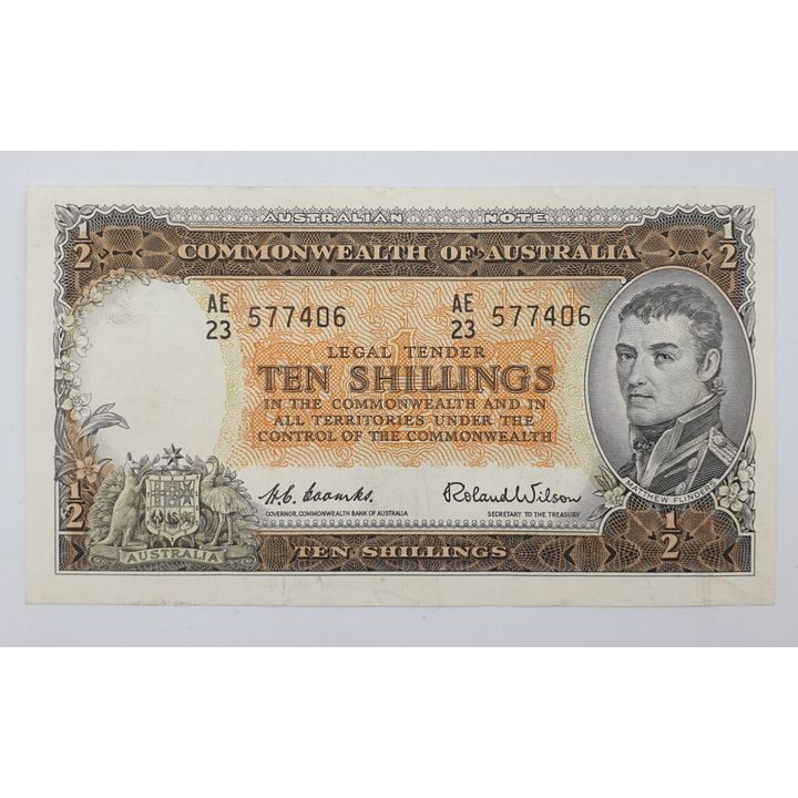 CoA C/W Ten Shilling Note