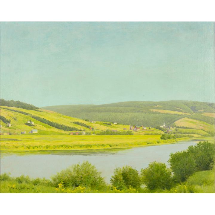 Frank DuMond (1865-1951), Extensive Country Landscape, 1928