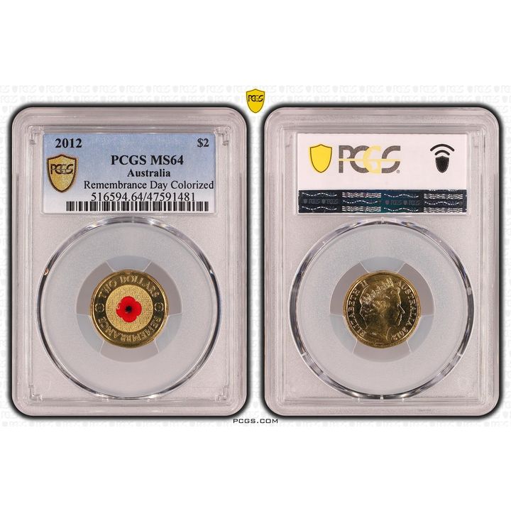 2012 Red Poppy PCGS MS64 (Chipped)