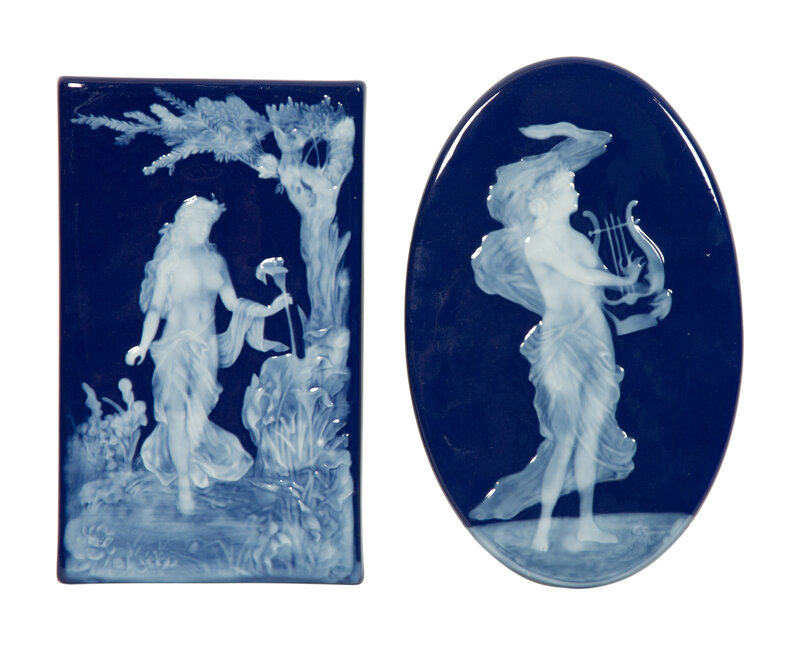 Two Limoges Pâte-sur-Pâte Plaques
