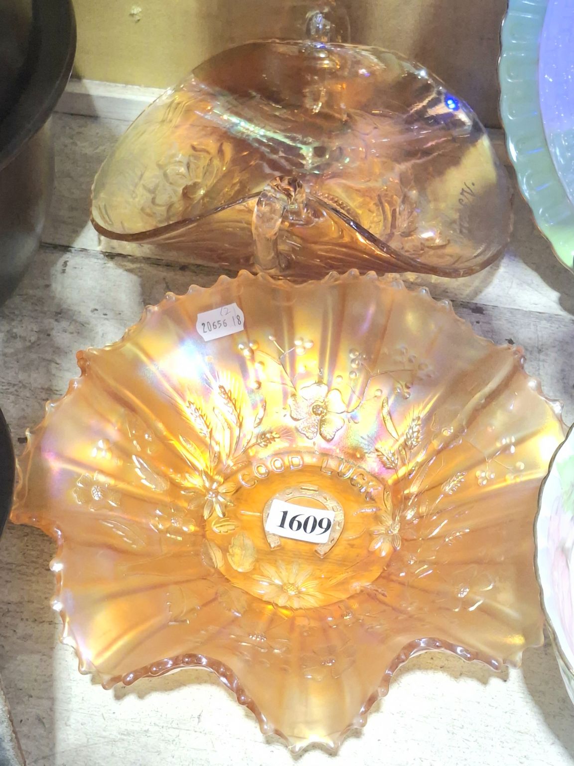 Marigold Carnival Glass