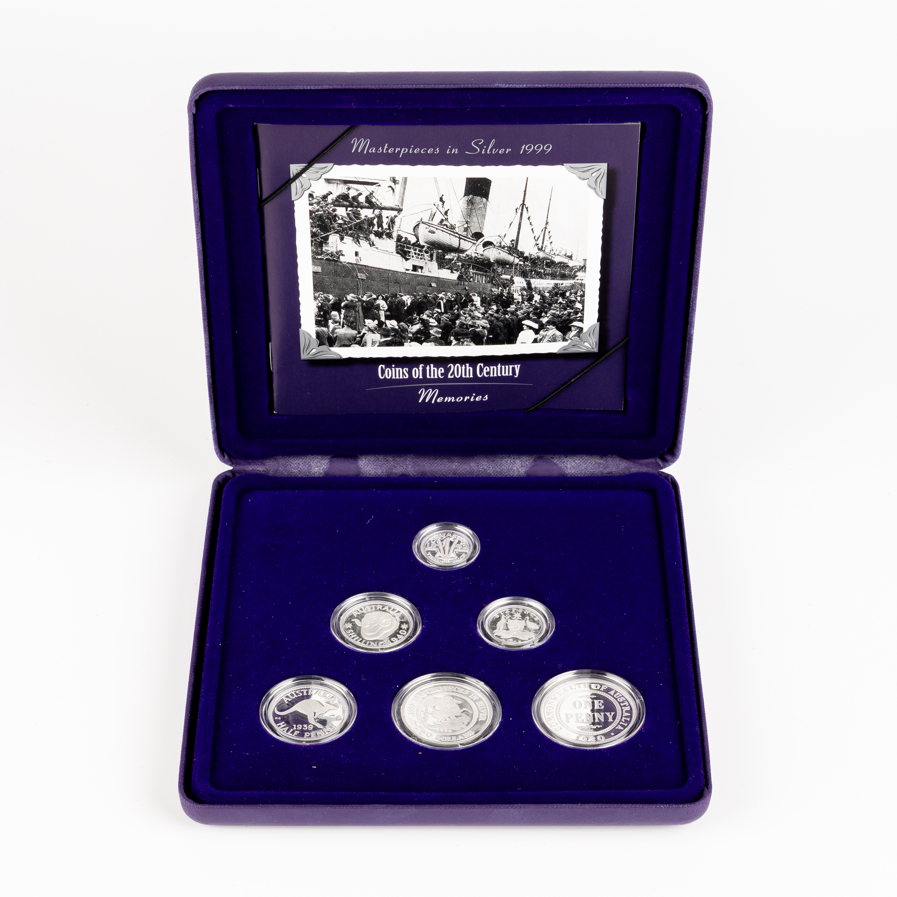 253 · Elizabeth II, RAM, Masterpieces in Silver set, 1999, FDC