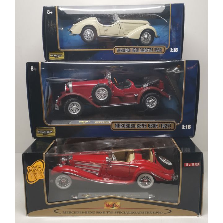 Die Cast Model Cars - 1:18 (x3)
