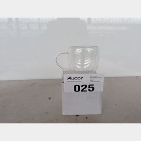 250ML CLEAR DOUBLE WALL MILK COFFEE CUP GLASS TEA MUG INSULATED - 250ML CLEAR DOUBLE WALL MILK COFFEE CUP GLASS TEA MUG