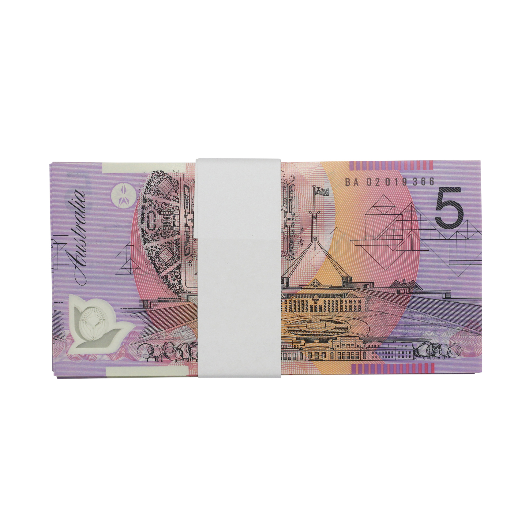 2149. · Bundle, MacFarlane/Henry, Five Dollars,  2002, UNC
