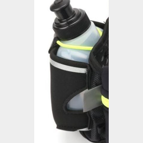 Adjustable Hydration Running Water Bottle Black / Yellow | CAP MISSING