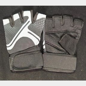 GYM GLOVE BLACK GREY L - 52055/23903 - 52055/31786